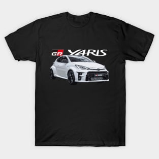 GR YARIS WHITE WRC T-Shirt